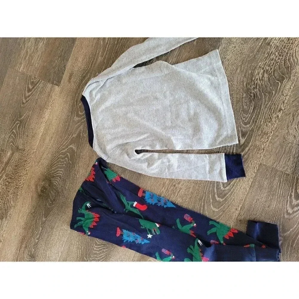 Carters‎ size 3t christmas Dinosaur pjs #4
